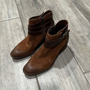Born Payton Booties rust brown
